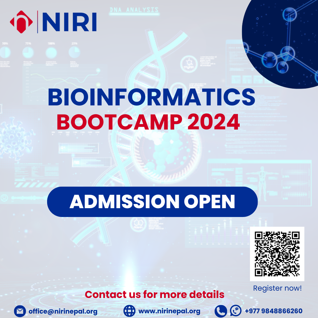 Admission Open for NIRI Bioinformatics Bootcamp 2024